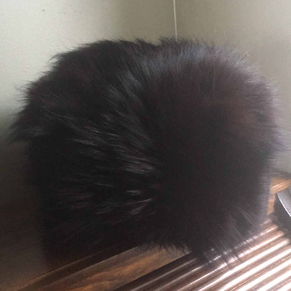 Vintage real fur muff